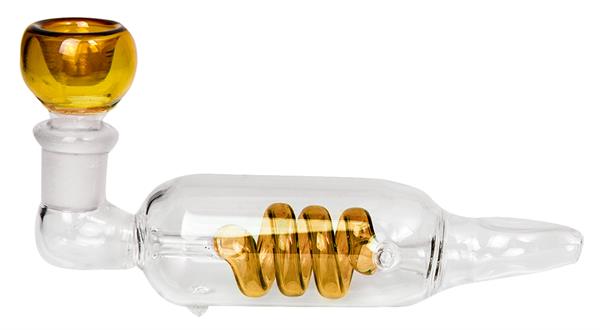 Fajka sólo špirála - zlatá