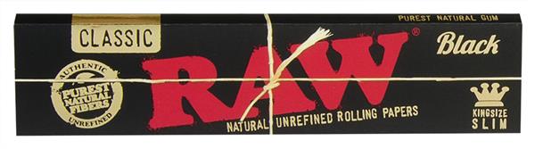 RAW King Size BLACK 32 ks