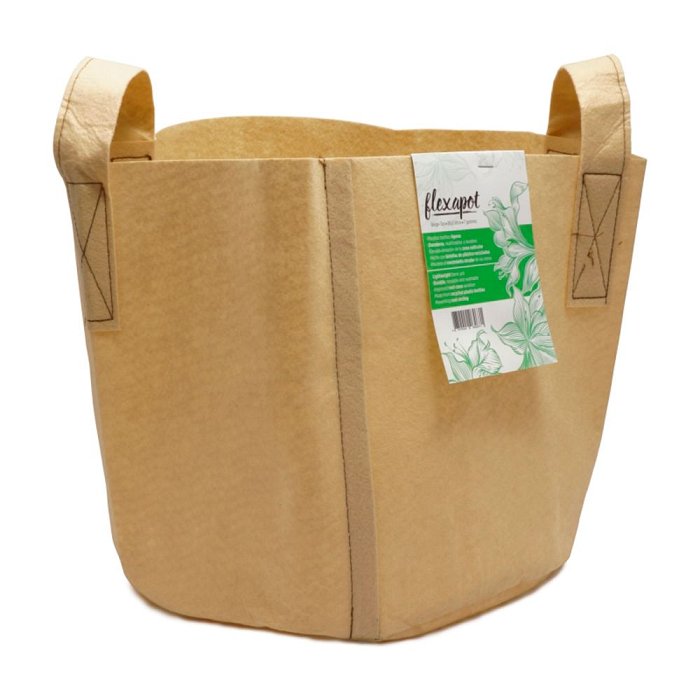 flexa Pot textilný kvetináč 26,6 l - bledý