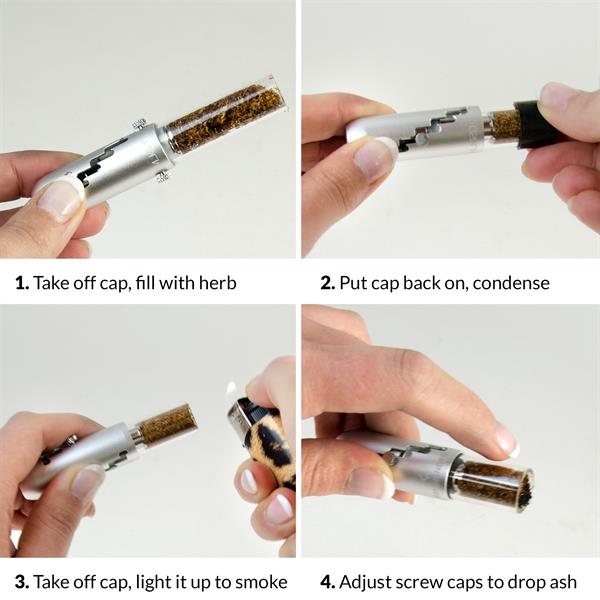 Fajka teleskopická Bullet  MJ420 - zelená