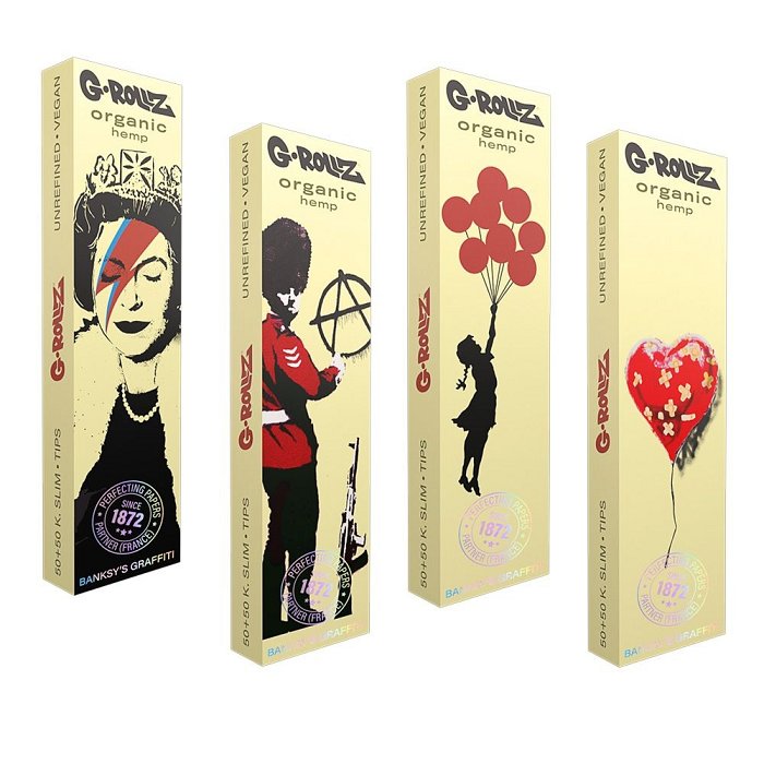 Papieriky G-Rollz organic hemp extra tenké