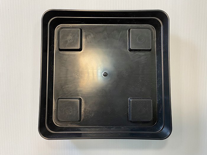 Miska pod kvetináč hranatá 21,8x21,8cm