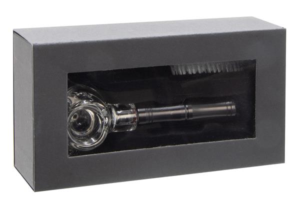 Fajka Wild Fire, sklo - kov 11,5 cm