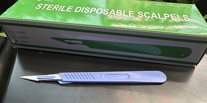 Skalpel  - sterilný