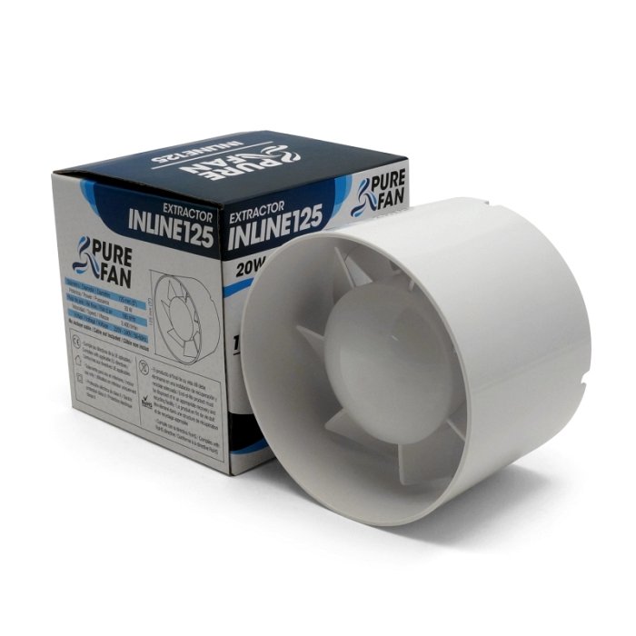 Ventilátor 125VKO -185m3/h