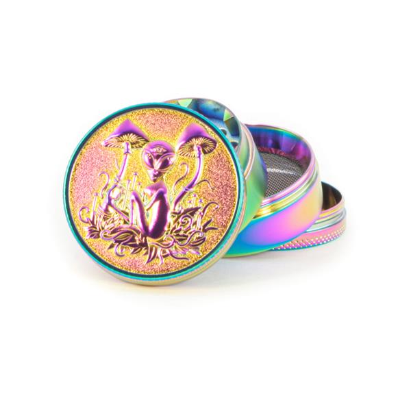 Drtička Metal ICY Rainbow Embossed - Alien Mushroom
