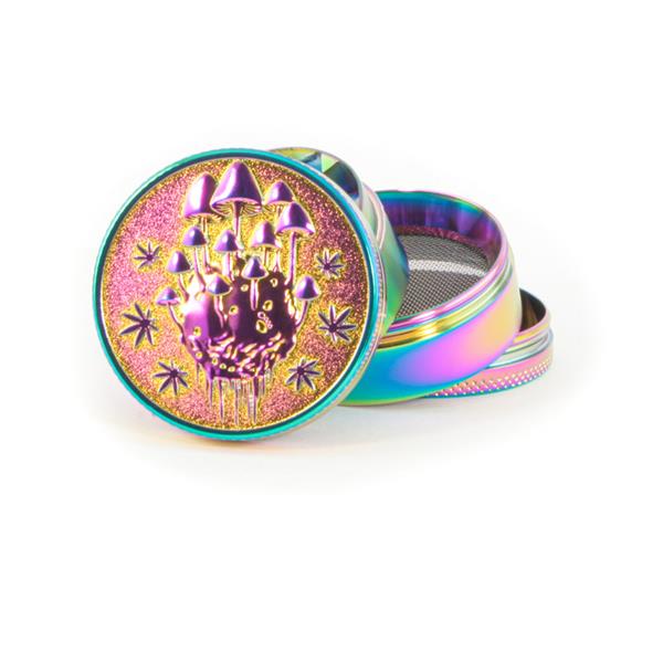Drtička Metal ICY Rainbow Embossed - Alien Mushroom