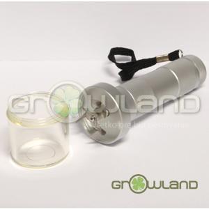 Hliníková elektrická drtička - sivá