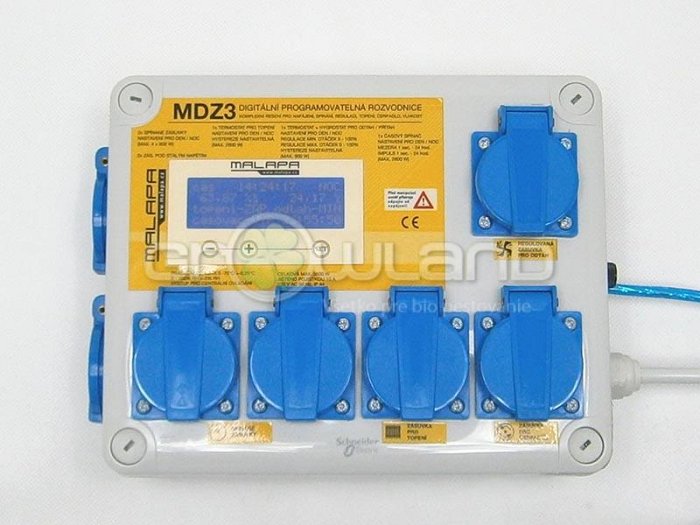 Malapa Hlavná digi. programovateľná rozvodnica (+zálievka +hygrostat) MDZ3