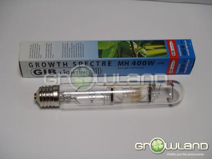 Výbojka Gib lighting 400 W MH - growth spectre